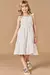 Vestido Infantil Branco em Laise -Kukie 77622 - comprar online
