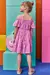 Vestido Infantil Tecido Alça Babado - Kukiê 76029 - Looks Babilice