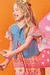 Vestido Infantil em Malha Fresh e Colete em Jeans Arkansas - Kukiê 74666 - comprar online