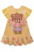 Vestido Infantil em Malha Wave Estampa e Laço- Kukiê 76981 - loja online