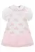 Vestido Infantil Branco Gola Retro e Tule -Kukie 78337 - loja online