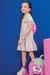 Vestido Infantil Polo em Cotton Listrado (acompanha Mochila) -Kukie 76094 - Looks Babilice