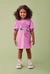 Vestido Infantil Stitch Disney Mangas Elástico - Momi - J6173 na internet