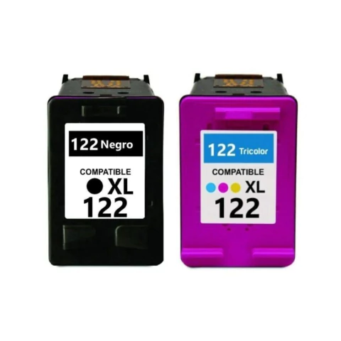 Cartuchos Alternativos 122Xl Combo Negro Y Color 2050 - comprar online