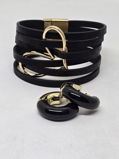 Aros Argolla mitad esmalte - comprar online