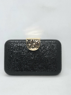 Cartera Clutch Cierre Modern Metal