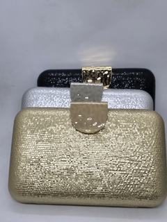 Cartera Clutch Cierre Modern Metal - Luna Garzón