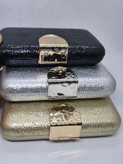 Imagen de Cartera Clutch Cierre Modern Metal