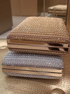 clutch cartera eslabón y brillo en internet
