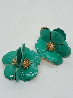 Aros Flor tres D - Luna Garzón