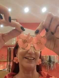 Aros Flor tres D - comprar online