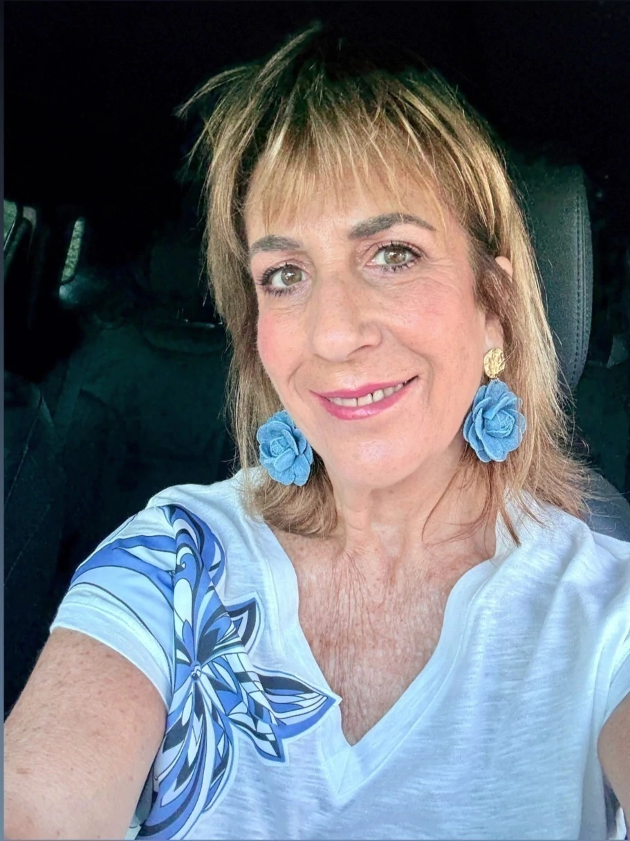 Aros Camelia de jean