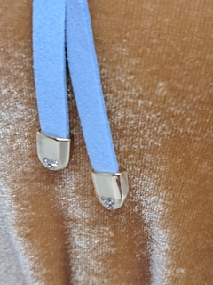 Collar Chocker Camelia de jean - comprar online