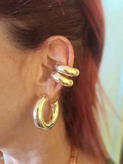 Aro ear cuff neto ancho en internet