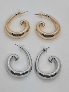 Aros Argollas Caracol - comprar online