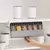 Suporte Para Porta Condimentos Organizador Temperos Embutido Cor Branco (sem os potinhos) na internet