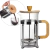 Cafetera Francesa de Vidrio con Embolo y Asa de Bamboo