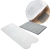 Set de Alfombra Lines Gray y Antideslizante para Bañera