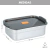 Lunchera Rectangular de Acero Inoxidable 1600 cc - tienda online