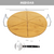 Tabla para Pizza de Bamboo con Cortador