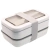 Lunchera Plastica Doble Piso con Tenedor
