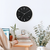 Reloj de Pared Gris o Negro - comprar online