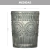 Vaso de Vidrio Arabesco Gris - tienda online