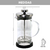 Cafetera de Vidrio y Acero con Embolo - tienda online