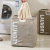 Canasto Laundry de Tela con Manijas de Bamboo