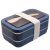 Lunchera Plastica Doble Piso con Tenedor - comprar online