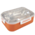 Lunchera Rectangular de Acero Inoxidable con División y Cuchara - comprar online