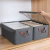 Set de 2 Canastos Organizadores Plegables con Tapa Transparente
