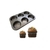 Molde para Muffins x6 de Teflon