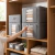 Caja Organizadora de Tela Gris con Visor Transparente - tienda online