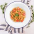 Plato Hondo Enlozado Blanco con Borde Negro - comprar online