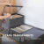 Set de 2 Canastos Organizadores Plegables con Tapa Transparente - tienda online
