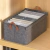 Set de 2 Canastos Organizadores Plegables con Tapa Transparente