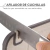 Imagen de Tabla de Picar de Acero Inoxidable Doble Cara con Afilador