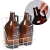 Set de 2 Botellones de Vidrio con Canasta - comprar online