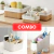 Combo Nórdico 2 Organizadores de Escritorio + 3 Canastos de Bamboo
