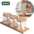Set de 3 Frascos de Vidrio con Tapa de Bamboo y Cuchara