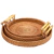 Set de 3 Bandejas Redondas Tejidas - comprar online