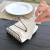 Combo Mesa: Servilletero y Portarrollo de Bamboo y Acero Negro - comprar online