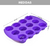 Molde de 12 Muffins de Silicona en internet