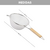 Colador de Acero Inoxidable con Manija de Madera - Trendy Store- Regaleria. Tienda de Deco y Bazar.