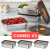 Set de 3 Contenedores Herméticos de Acero Inoxidable con Tapa de Plástico - 1000 ml