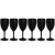 Set de 6 Copas de Acrílico Negro en internet