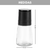 Pimentero de Vidrio con Tapa Blanca o Negra - tienda online