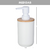 Dispenser de Jabón Líquido de Plástico y Bamboo - tienda online
