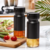 Imagen de Aceitera de Vidrio y Acero con Pico Vertedor